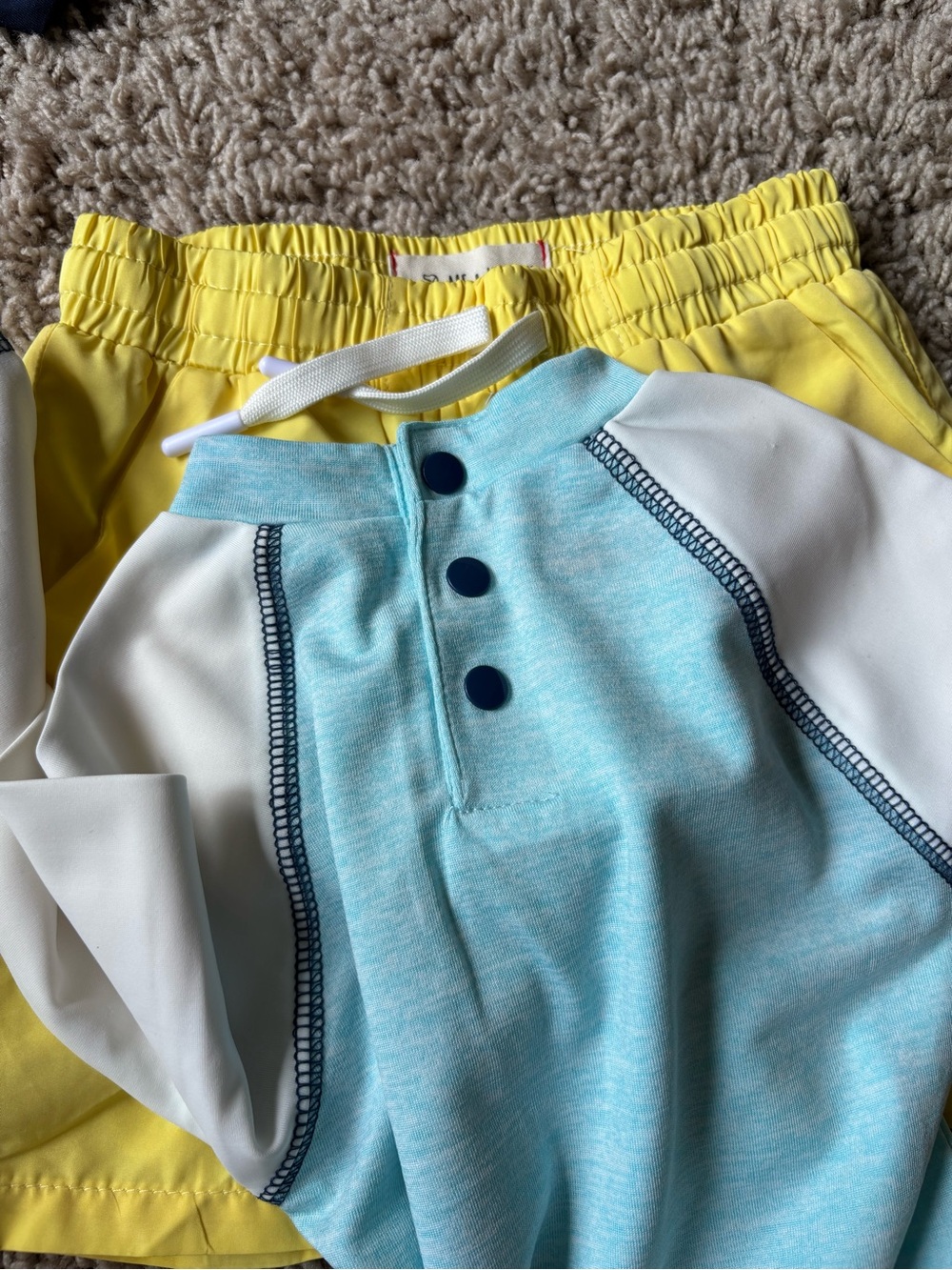 Two Swim Trunks and Rash Guards - Picture 2 of 3